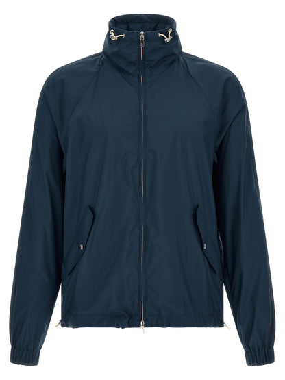 Overcoat by Brunello Cucinelli for men in polyester & nylon navy features a cosy chic silhouette, artfully detailed with a sophisticated and premium lightweight & pockets for a cosy chic finish.