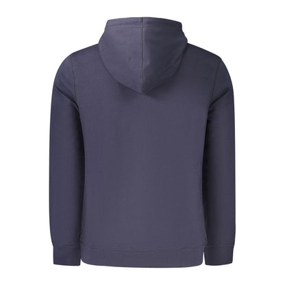Hooded Sweatshirt Hoodie by Hugo Boss for men in cotton blue features a authentic silhouette, showcasing a sophisticated hooded neckline and authentic detail for a refined finish.