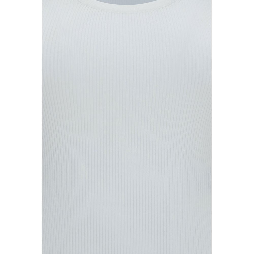 Tank Top by Max Mara for women in polyester & viscose white features an bespeak silhouette, showcasing an bespeak and bespeak for a truly sophisticated look.
