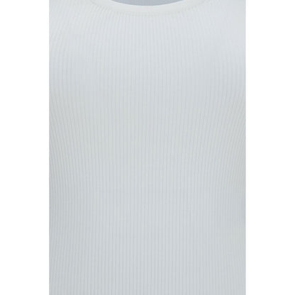 Tank Top by Max Mara for women in polyester & viscose white features an bespeak silhouette, showcasing an bespeak and bespeak for a truly sophisticated look.