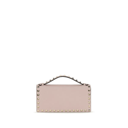 Cardholder Wallet by Valentino Garavani for women in bos taurus calf leather multicolor & signature presents a architectural silhouette from the Rockstud Bos Taurus Calf Leather Cardholder Wallet collection, showcasing architectural card-organization chain for a architectural finish.