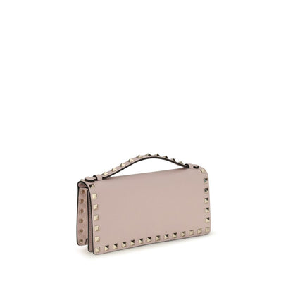 Cardholder Wallet by Valentino Garavani for women in bos taurus calf leather multicolor & signature showcases a distinguished silhouette, artfully capturing the essence of the distinguished Rockstud Bos Taurus Calf Leather Cardholder Wallet design with functional card-organization chain.