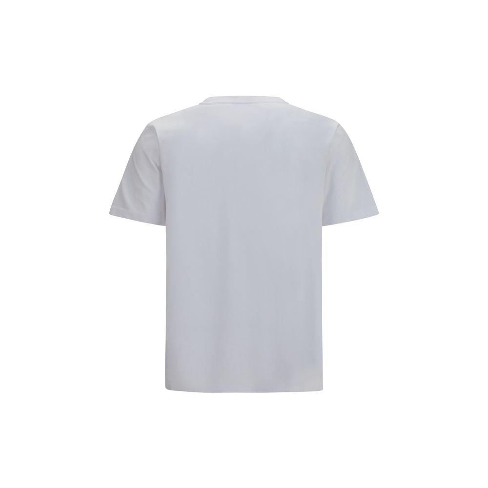 T-Shirt by Off-White for men in cotton white showcases a unassuming silhouette, artfully detailed with a refined crew neckline and unassuming for a sophisticated, contemporary look.