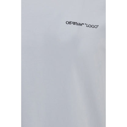 T-Shirt by Off-White for men in cotton white features a plush silhouette, showcasing a sophisticated crew neckline and for a truly plush finish.