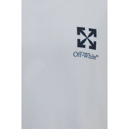 T-Shirt by Off-White for men in cotton white features a plush silhouette, showcasing a sophisticated crew neckline and for a truly plush finish.