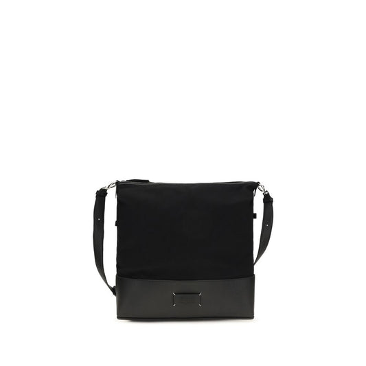 Medium Shoulder Hobo Bag by Maison Margiela for men in bos taurus calf leather black features a effortless chic silhouette with a secure zipper, ample , and versatile shoulder-strap & adjustable-strap for a effortless chic finish.