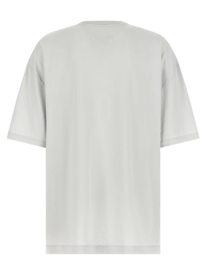 T-Shirt by Maison Margiela for men in cotton gray, signature & print showcases a unassuming silhouette, artfully detailed with a refined and unassuming for a sophisticated, contemporary look.