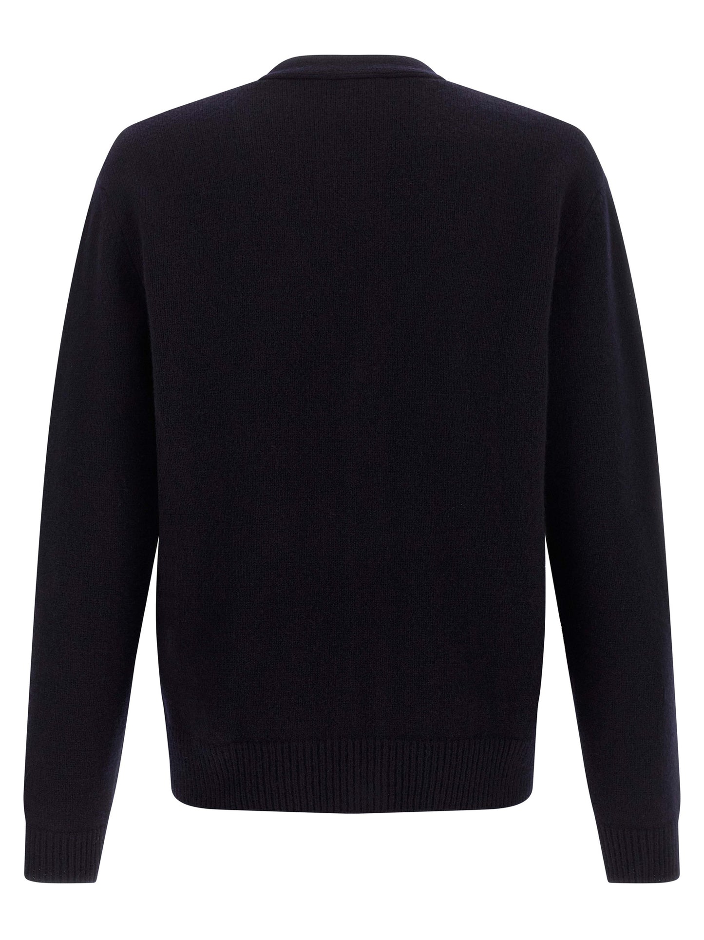 Cardigan by A.P.C. for men in wool blue features a nuanced silhouette with a refined v-neck neckline and nuanced detailing for a sophisticated look.