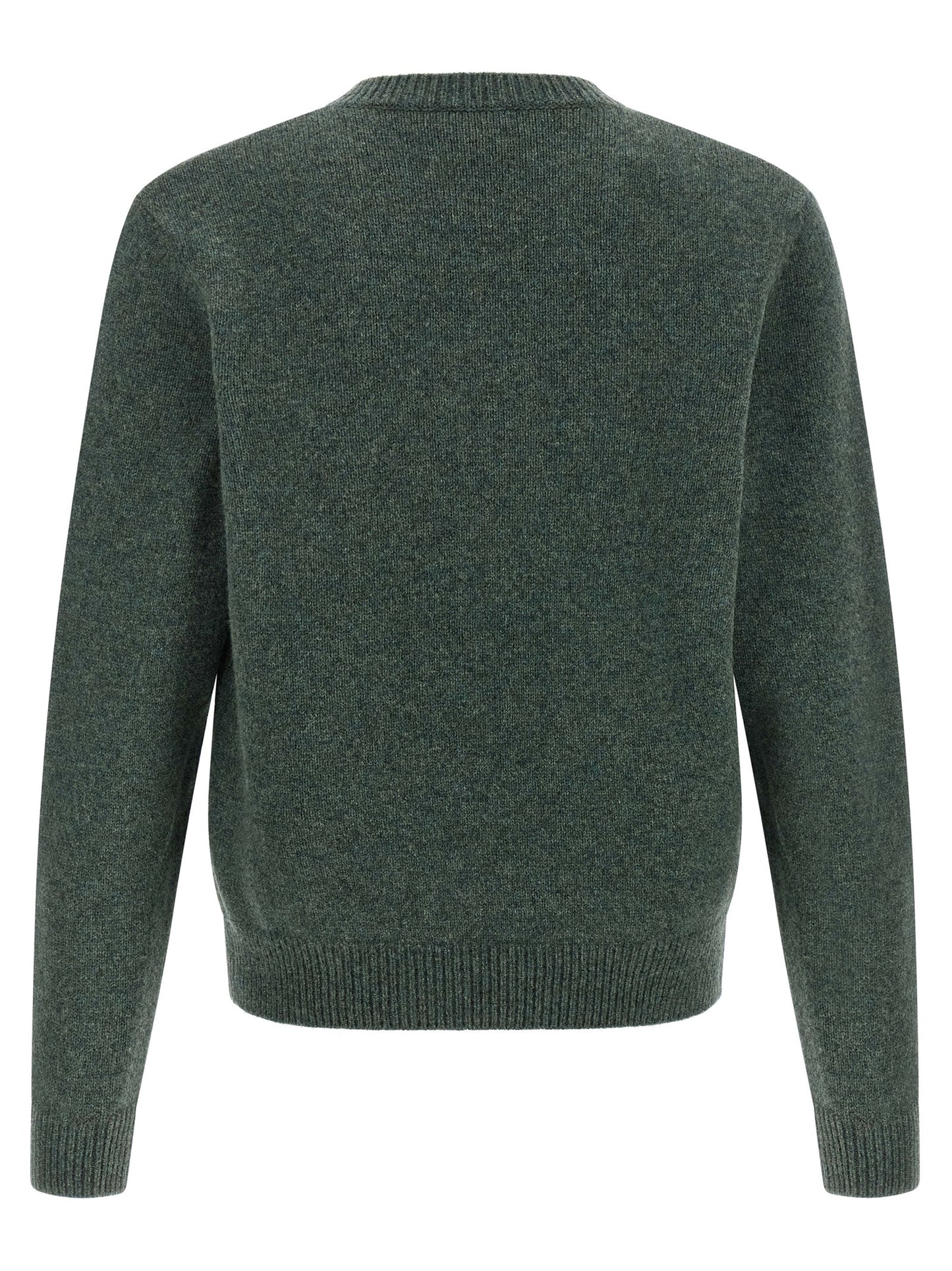 Cardigan by A.P.C. for men in wool bicolour, green & jacquard features an crisp silhouette, showcasing a sophisticated and detail for a truly crisp finish.