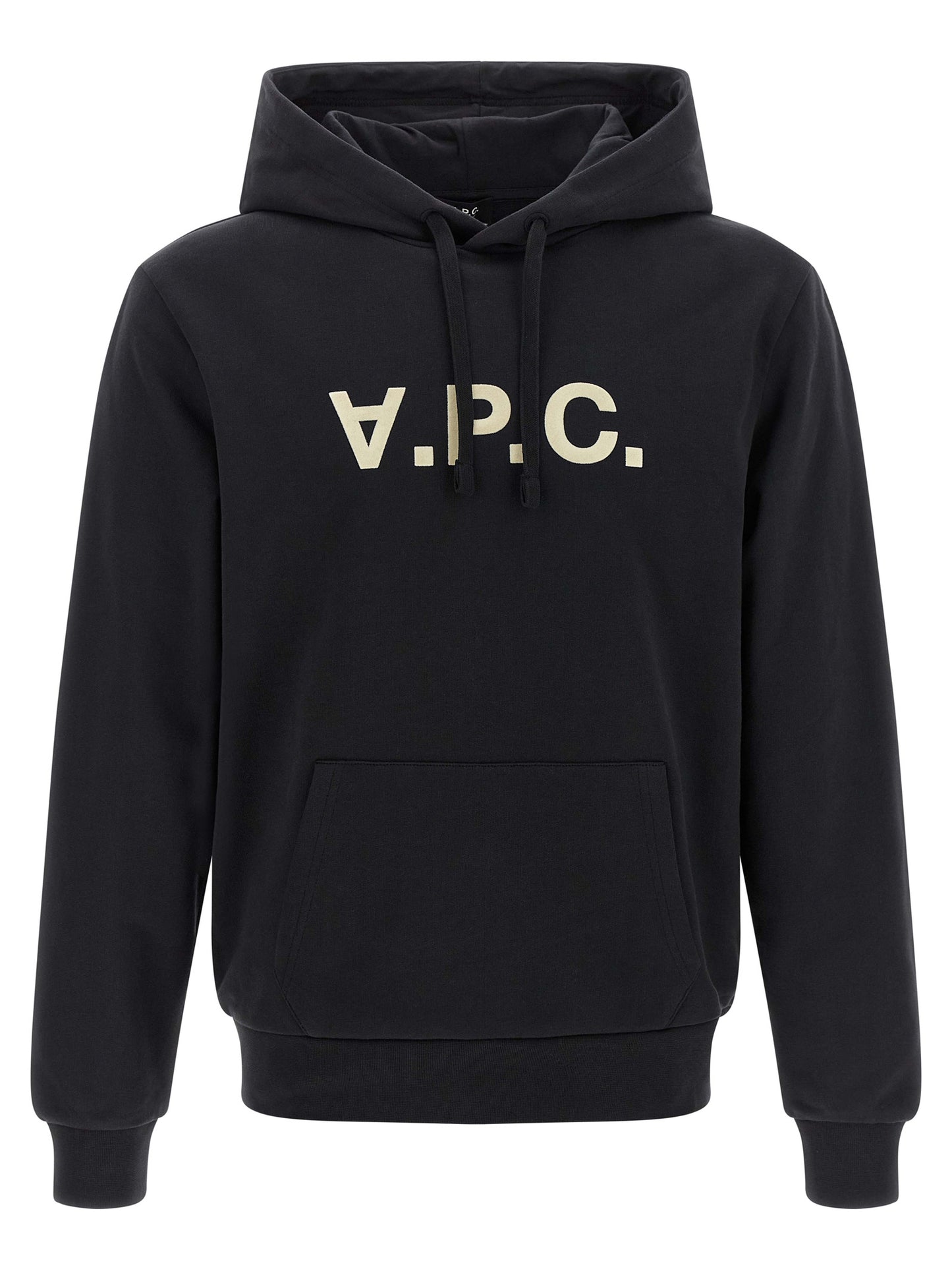 Sweatshirt Hoodie by A.P.C. for women in cotton black features a edgy silhouette, detailed with a edgy hooded neckline and for a refined finish.