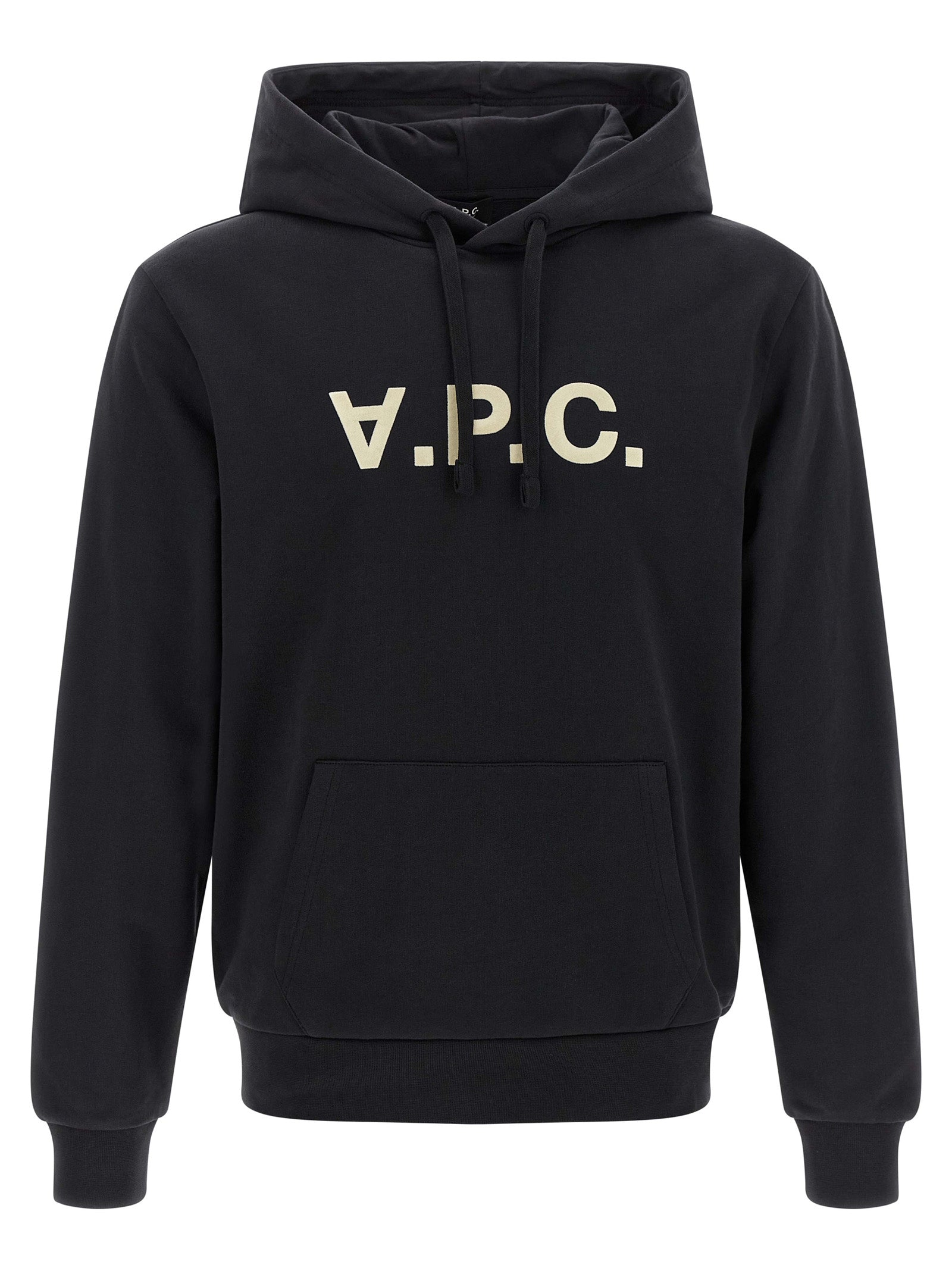 Sweatshirt Hoodie by A.P.C. for women in cotton black features a edgy silhouette, detailed with a edgy hooded neckline and for a refined finish.