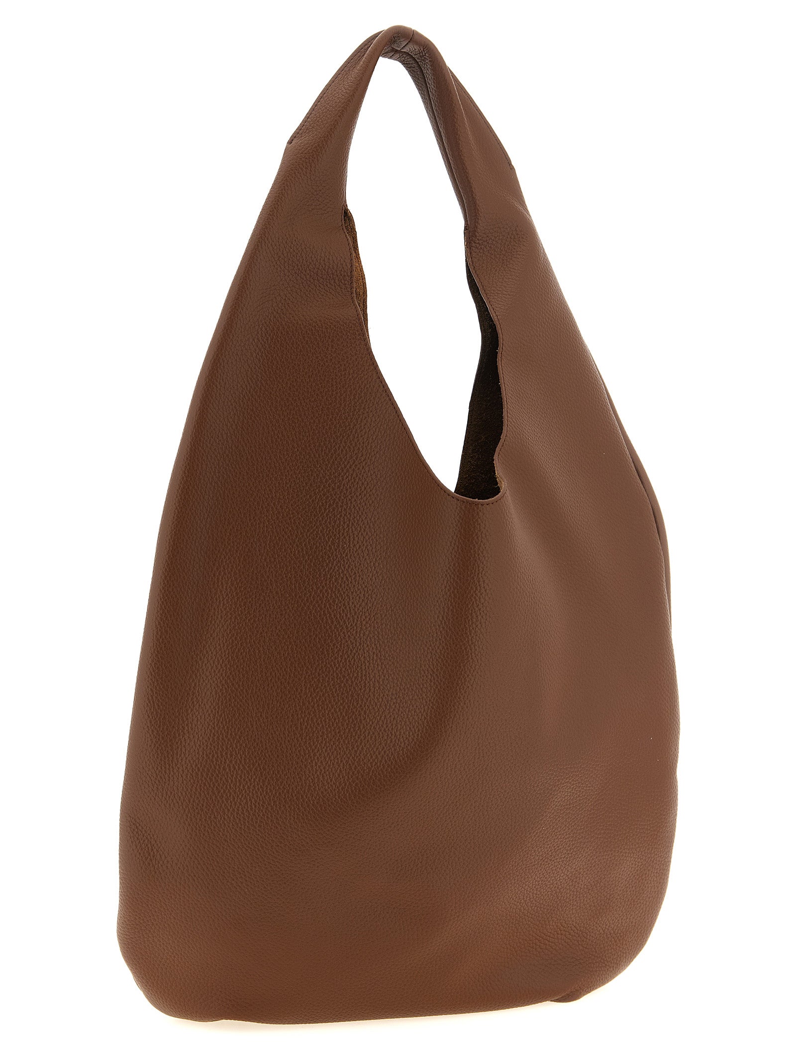 Shoulder Hobo Bag by A.P.C. for women in suede leather brown, gold & hazelnut features a effortless chic silhouette with a secure , ample , and versatile shoulder-strap & handle for a effortless chic finish.