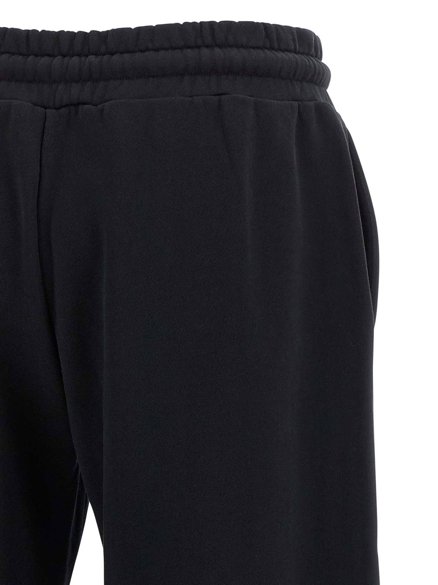 Joggers by Off-White for women in cotton black, silver, white & signature features an sophisticated and flared, relaxed-fit & wide with a precise long, creating a sophisticated and sophisticated silhouette.