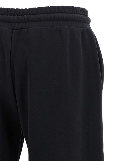 Joggers by Off-White for women in cotton black, silver, white & signature features an sophisticated and flared, relaxed-fit & wide with a precise long, creating a sophisticated and sophisticated silhouette.
