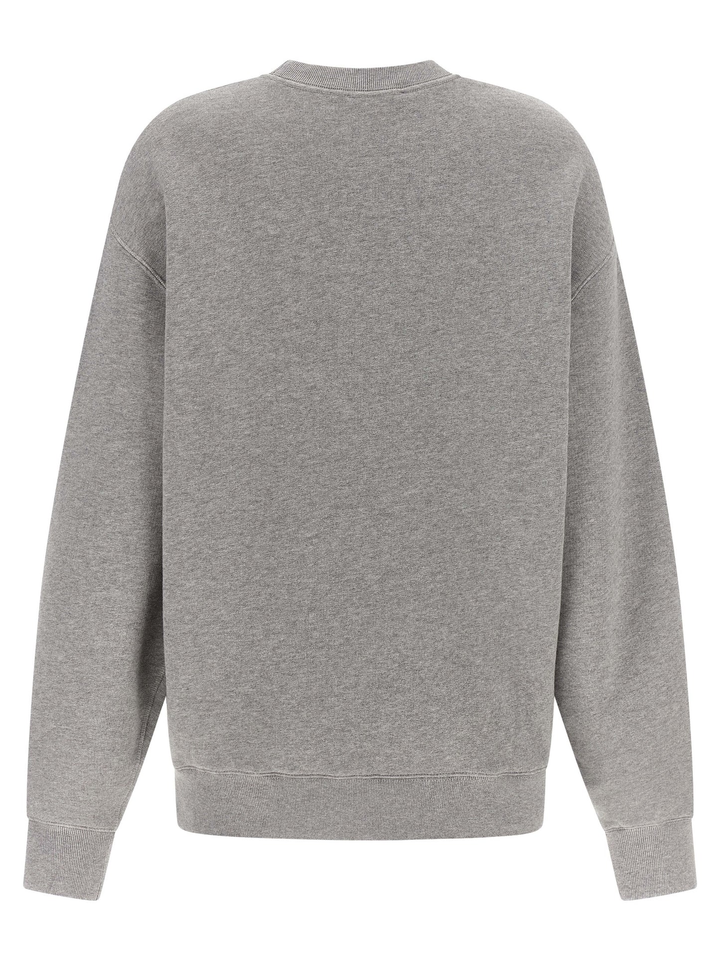 Activewear Sweatshirt by J.W.Anderson for women in cotton gray & pink presents a ergonomic silhouette, showcasing a sophisticated round crew neckline and detailed with premium for a ergonomic finish.
