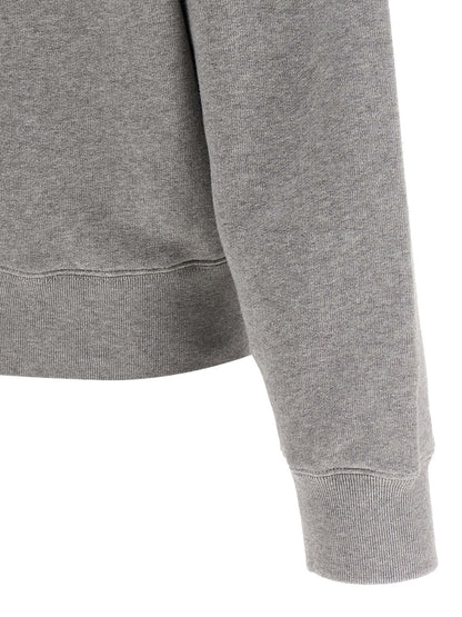 Activewear Sweatshirt by J.W.Anderson for women in cotton gray & pink presents a dynamic silhouette, featuring a dynamic and detailed with functional .