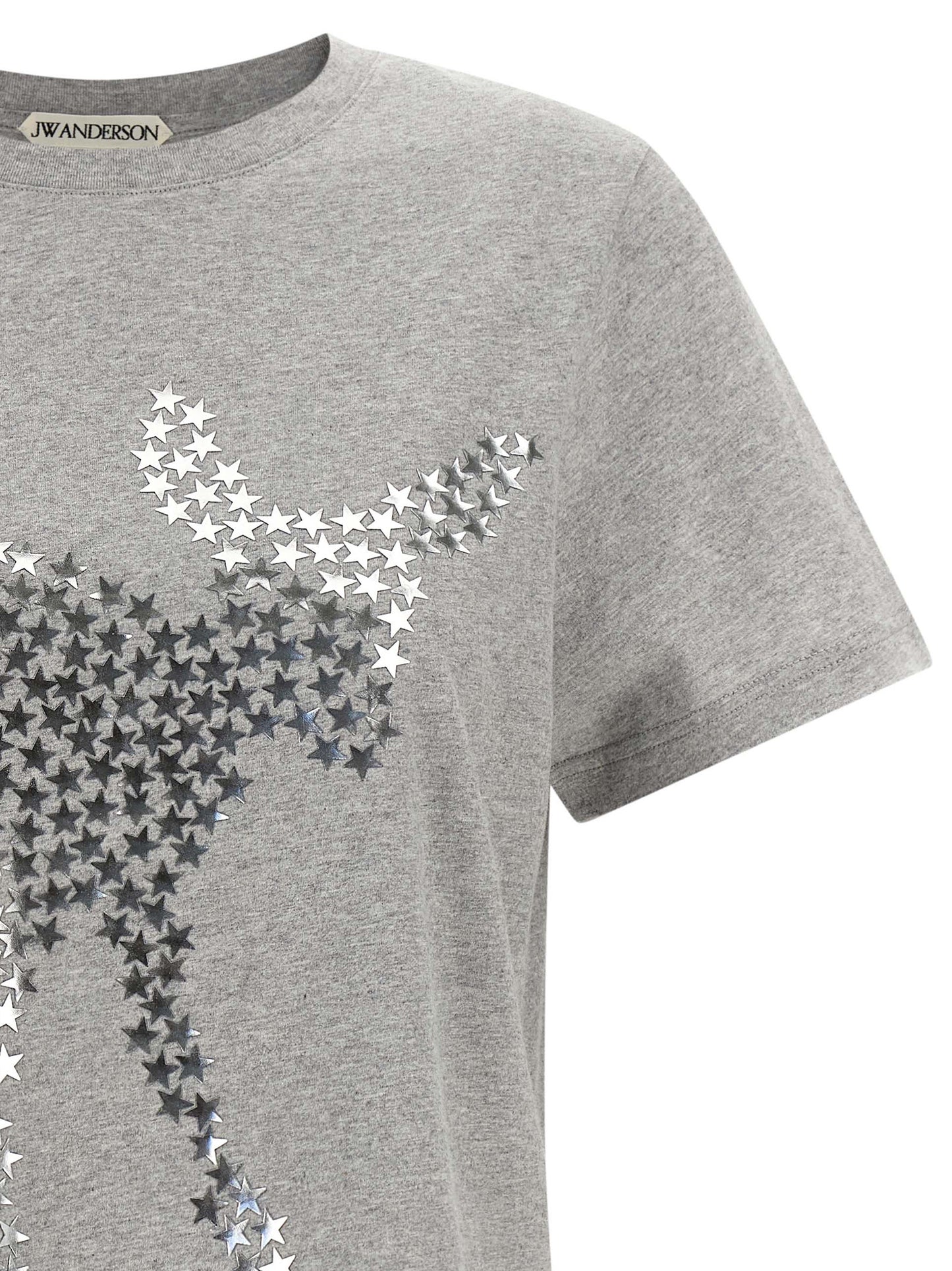 T-Shirt by J.W.Anderson for women in cotton animal, gray & silver features an on trend silhouette, perfectly showcasing a on trend and crew neckline for an elevated aesthetic.