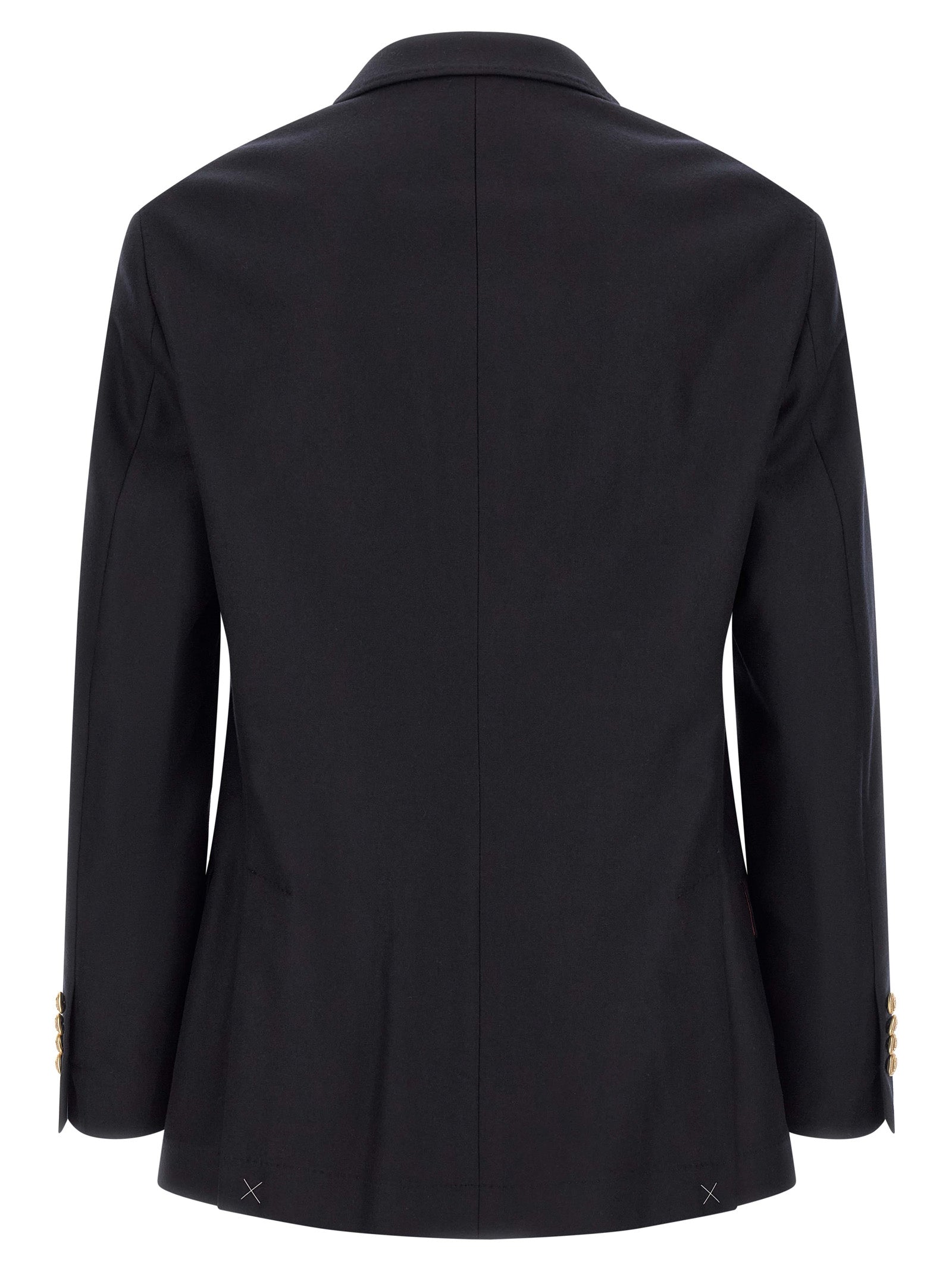 Blazer by Brunello Cucinelli for men in virgin wool burgundy, gold & navy features an crisp silhouette with sophisticated and a crisp for a truly crisp finish.