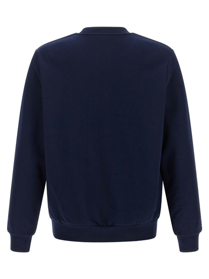 Sweatshirt by Lacoste for men in cotton green & navy features an provocated silhouette, detailed with a provocated and a refined round crew neckline for a sophisticated aesthetic.