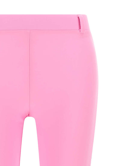 Activewear Leggings by Moschino for women in polyamide multicolor & pink features a contemporary silhouette, showcasing advanced with a contemporary leggings, long, and .