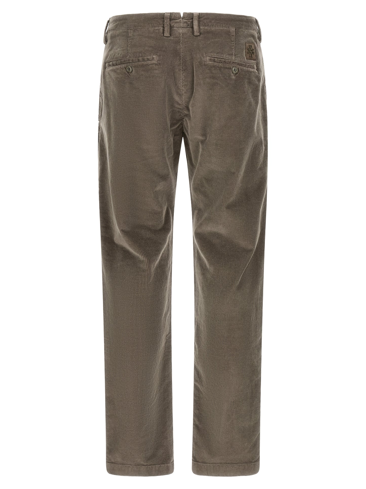 Chinos Pants by Jacob Cohen for men in cotton corduroy gray features an contemporary silhouette, showcasing a sophisticated and long with a refined low rise for a truly contemporary aesthetic.