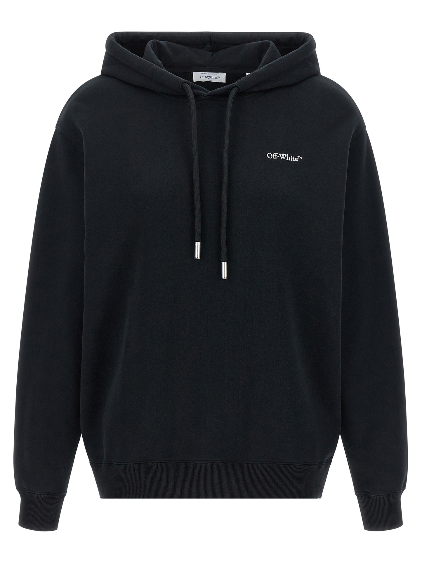 Sweatshirt Hoodie by Off-White for women in cotton black, white, patterned, floral & print features a edgy silhouette, detailed with a edgy hooded neckline and long-sleeve for a refined finish.