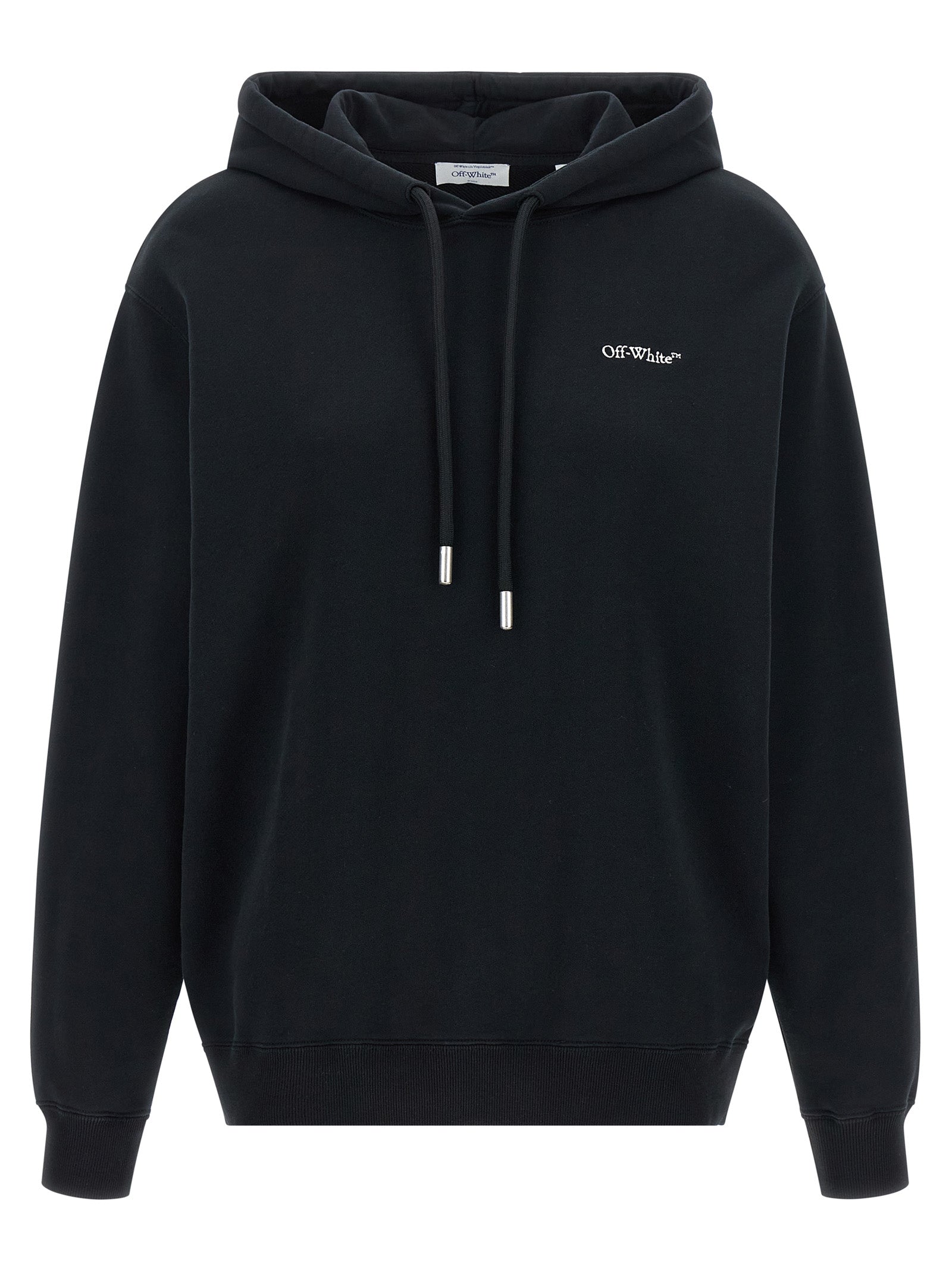 Sweatshirt Hoodie by Off-White for women in cotton black, white, patterned, floral & print features a edgy silhouette, detailed with a edgy hooded neckline and long-sleeve for a refined finish.