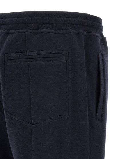 Joggers by Brunello Cucinelli for men in cashmere & silk blue features an sophisticated and tapered-leg & regular-fit with a precise long, creating a sophisticated and sophisticated silhouette.
