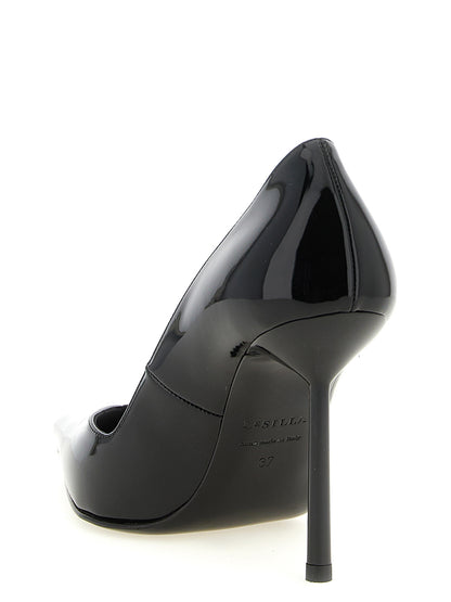 High-Heel Stiletto Pumps Heels by LE SILLA for women in polyethylene & vinyl black features a effortlessly chic Women's Polyethylene & Vinyl High-Heel Stiletto Pumps Heels design with a sophisticated stiletto high-heel and elegant .
