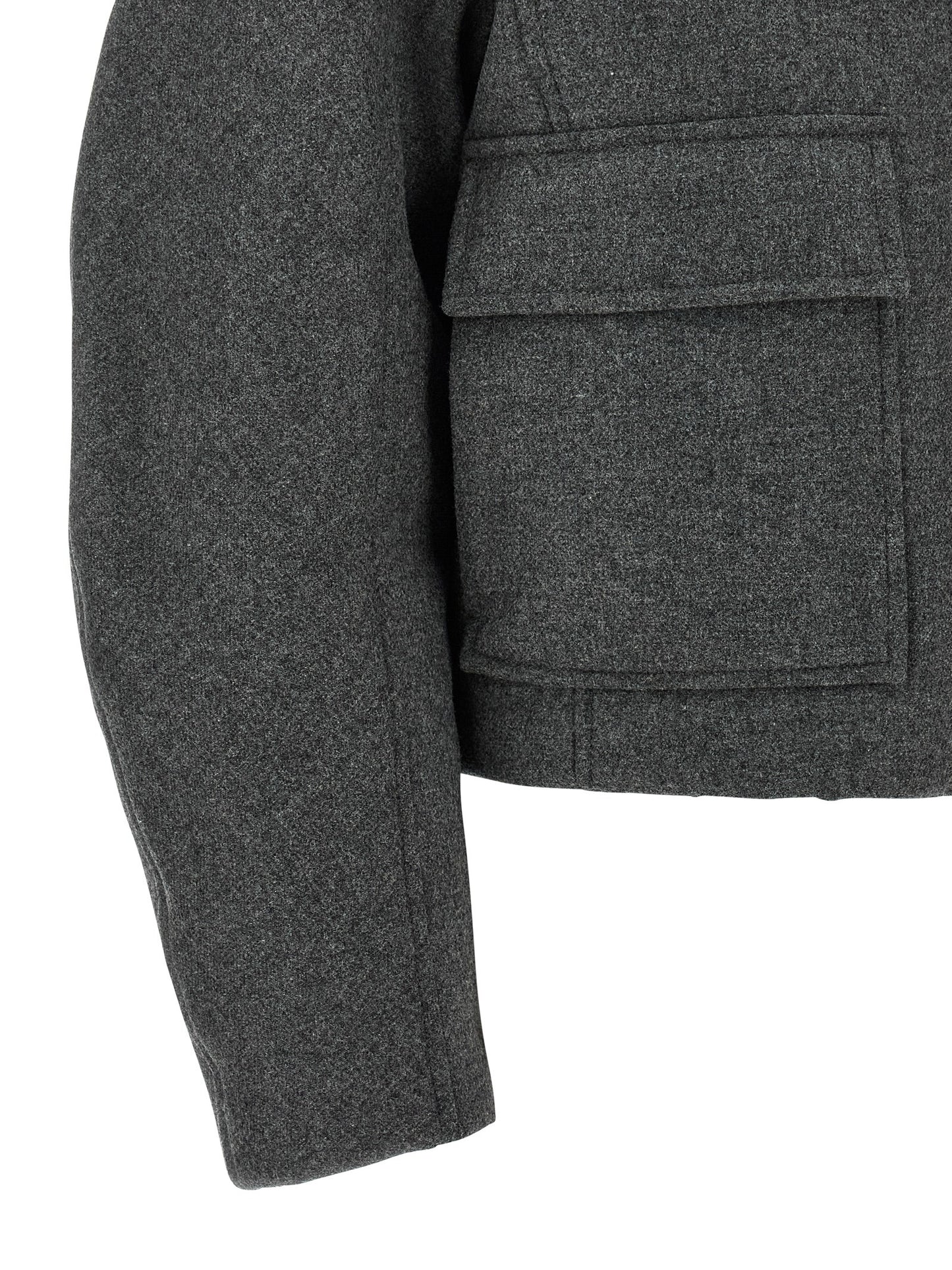 Overcoat by Brunello Cucinelli for women in virgin cashmere wool & leather brown & dark-gray features a contemporary silhouette showcasing a contemporary and refined thermal & pockets for a sophisticated finish.
