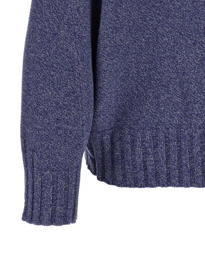 Cardigan by The Attico for women in cashmere virgin wool blue & indigo features an crisp silhouette, showcasing a sophisticated and detail for a truly crisp finish.