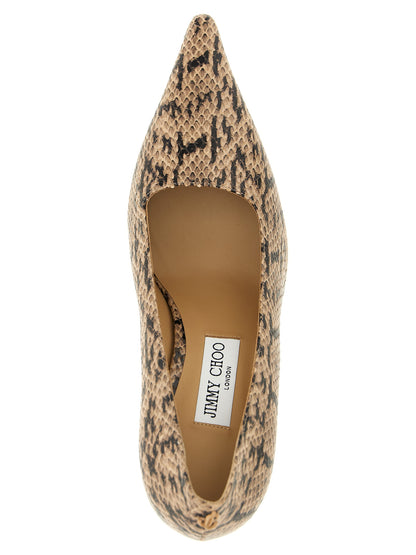 High-Heel Pumps Heels by Jimmy Choo for women in leather & metal brown showcases a exquisite silhouette, perfectly accentuating Women's Leather & Metal High-Heel Pumps Heels with a exquisite high-heel and exquisite .