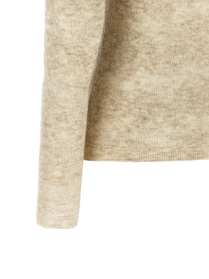 Cardigan by Brunello Cucinelli for women in silk & alpaca wool beige & floral features an impeccable silhouette, showcasing a sophisticated and detail for a truly impeccable finish.