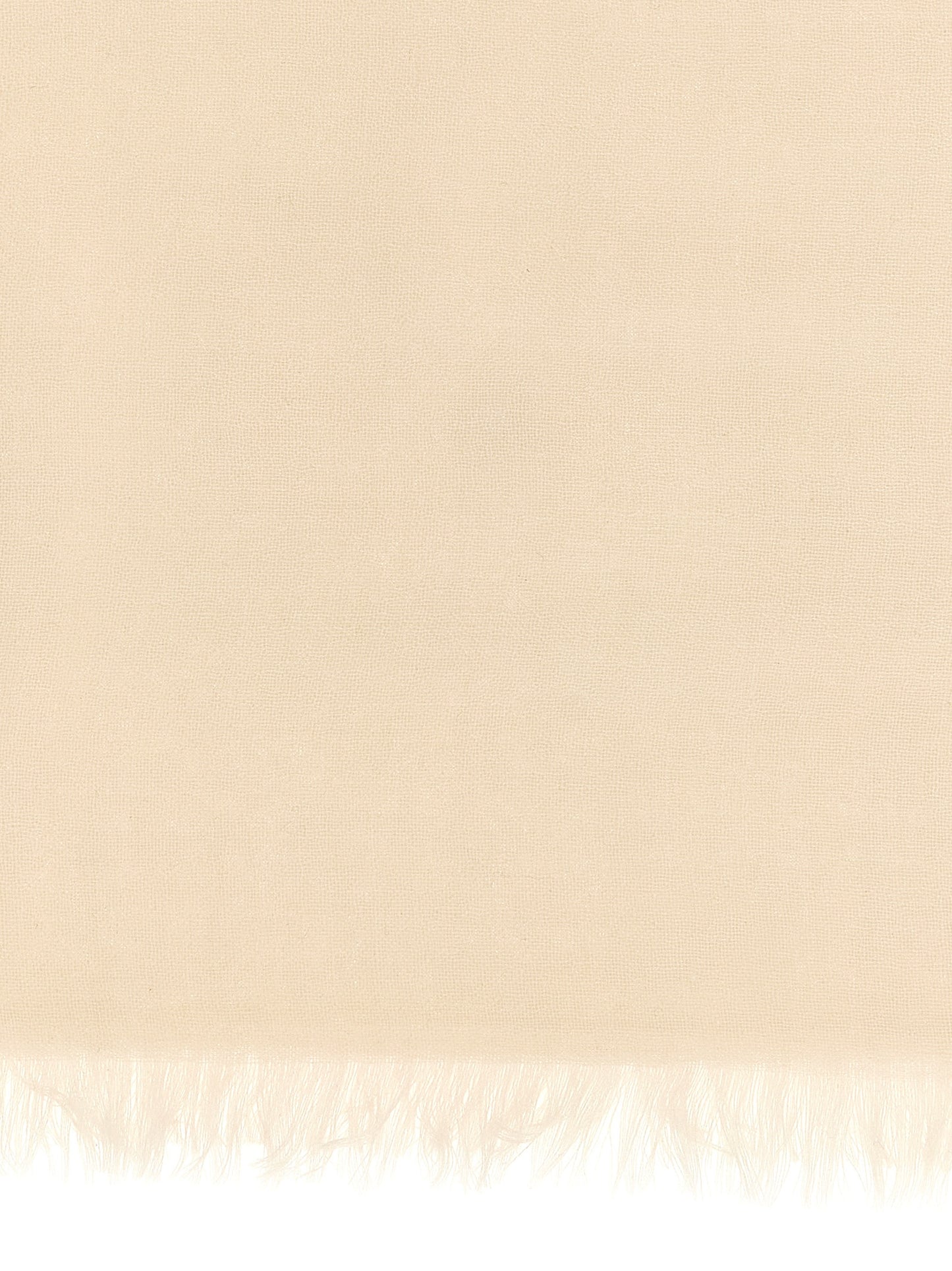 Scarf by Brunello Cucinelli for women in cashmere silk beige showcases a eye catching silhouette, artfully capturing the essence of the eye catching Cashmere Silk Shawl Frayed-Edge Scarf design for a sophisticated look.