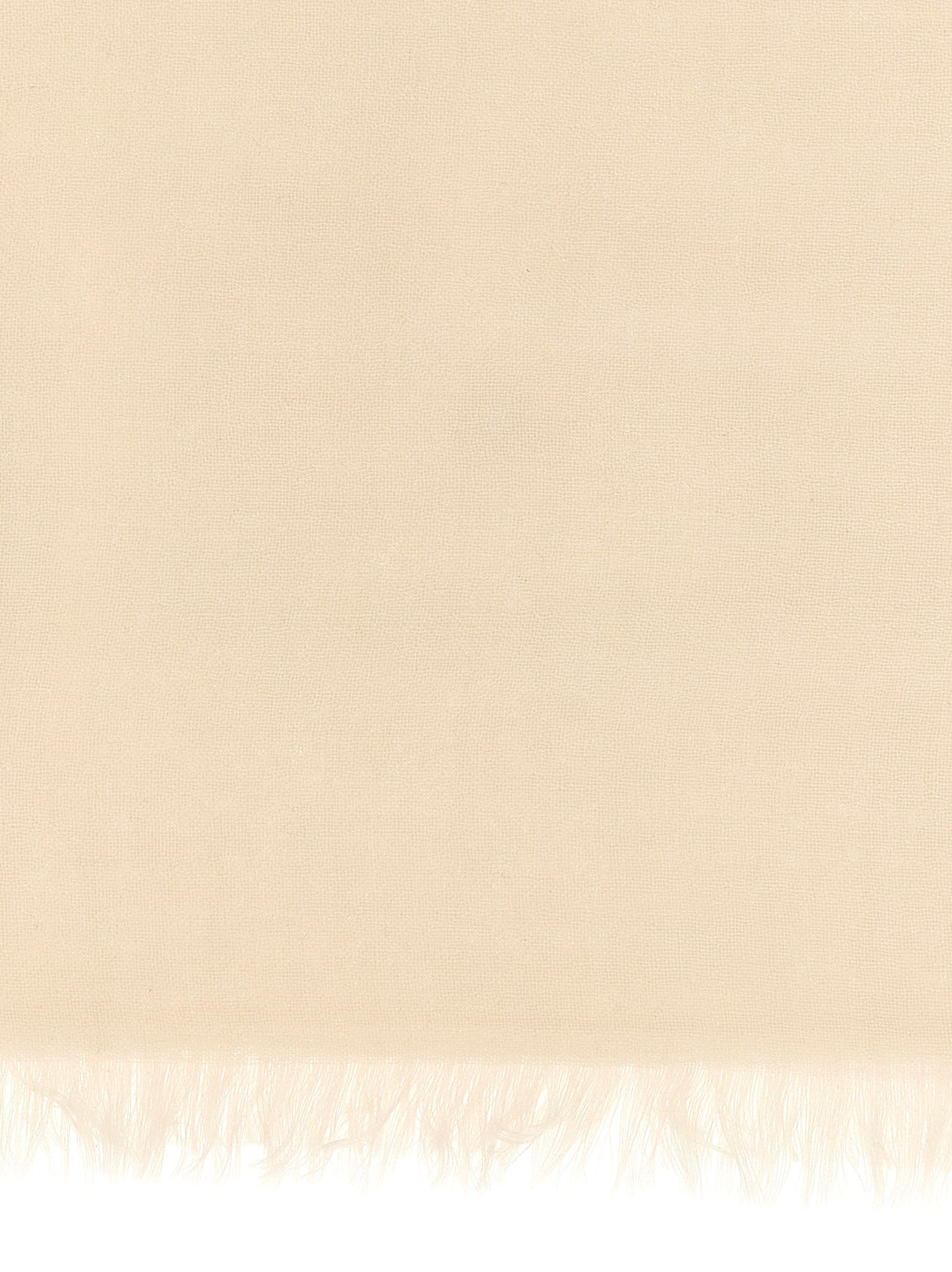 Scarf by Brunello Cucinelli for women in cashmere silk beige showcases a eye catching silhouette, artfully capturing the essence of the eye catching Cashmere Silk Shawl Frayed-Edge Scarf design for a sophisticated look.