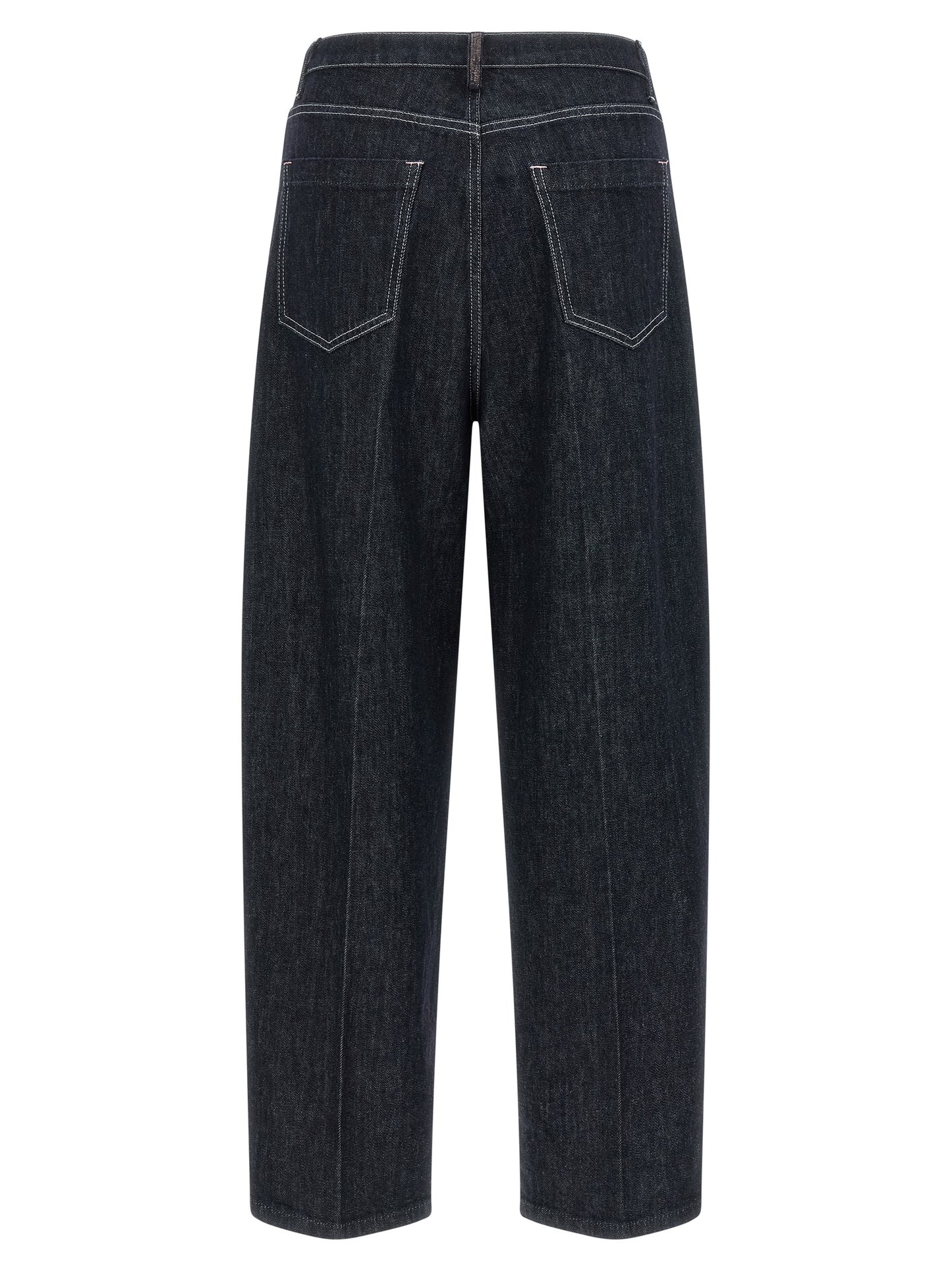Jeans by Fabiana Filippi for women in denim cotton blue, indigo & signature features an refined tailoring silhouette, showcasing a premium relaxed-fit with a and long cut for a refined tailoring look.