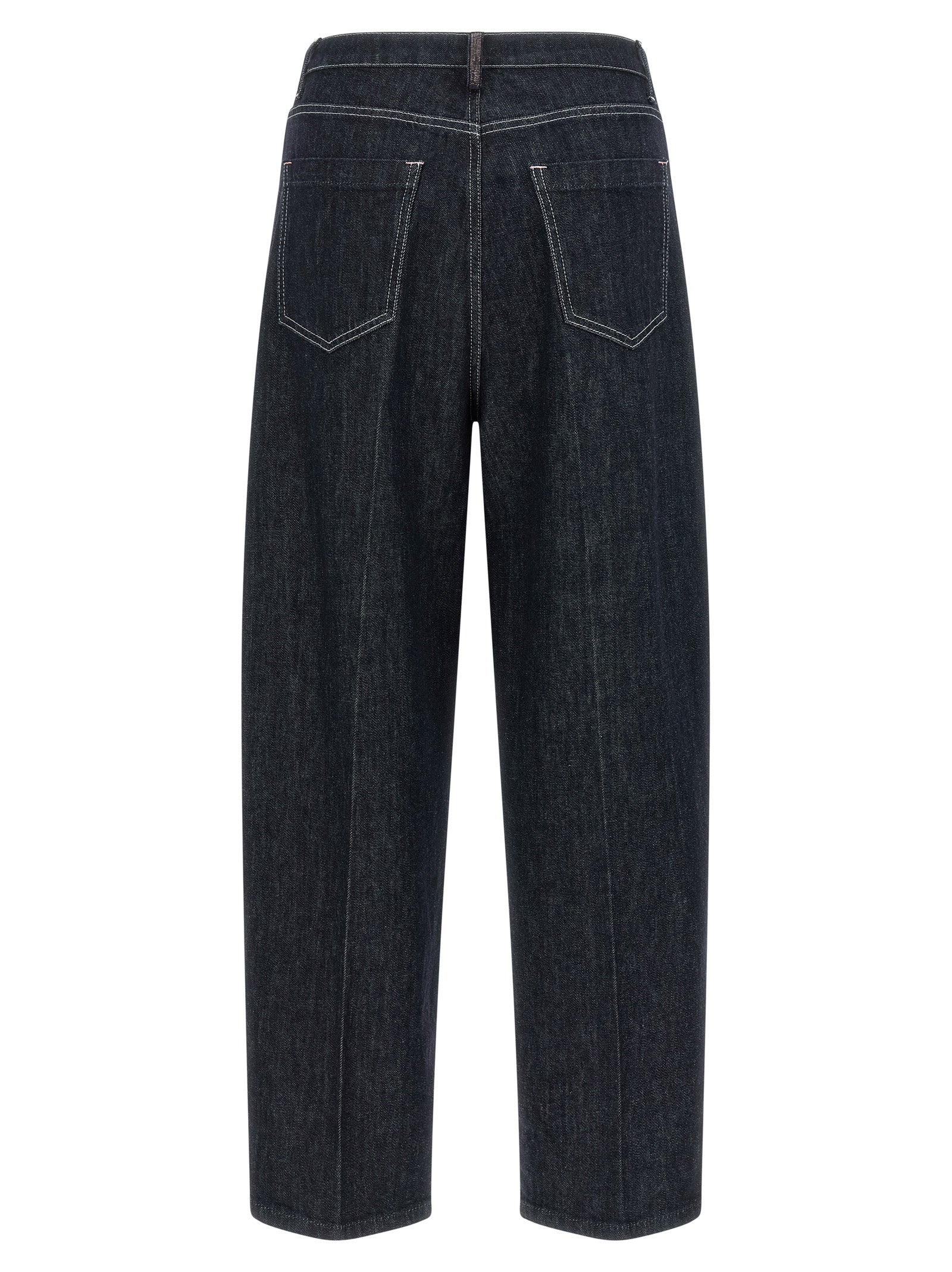 Jeans by Fabiana Filippi for women in denim cotton blue, indigo & signature features an refined tailoring silhouette, showcasing a premium relaxed-fit with a and long cut for a refined tailoring look.