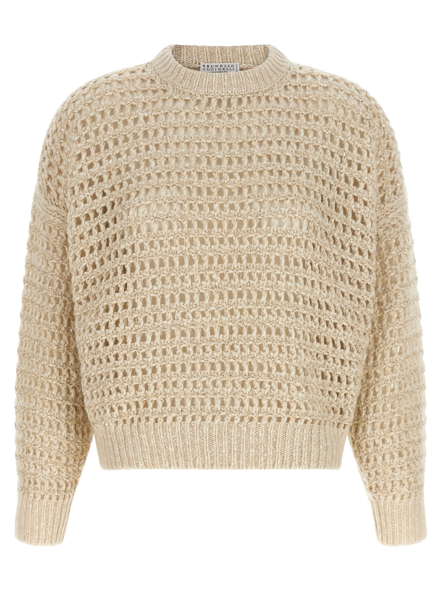 Brunello Cucinelli Beige Elastane Cardigan