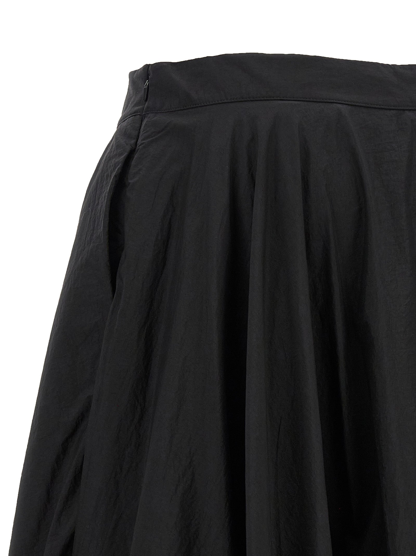 Skirt by Y-3 for women in polyamide gradient, black, signature & striped features a captivating silhouette, showcasing the captivating Women's Polyamide Mini Skirt design with a sophisticated mini for a captivating look.
