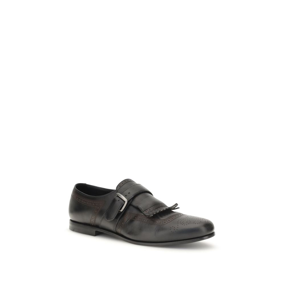 Loafer Slip-On Shoes by Church's for men in bos taurus calf leather & wool black & houndstooth features an dynamic silhouette from the Men's Bos Taurus Calf Leather & Wool Loafer Slip-On Shoes collection, defined by a dynamic and for a dynamic look.