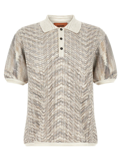 Cardigan by Missoni for men in viscose cotton multicolor & patterned presents a textural silhouette, artfully finished with a textural and for a sophisticated, textural look.