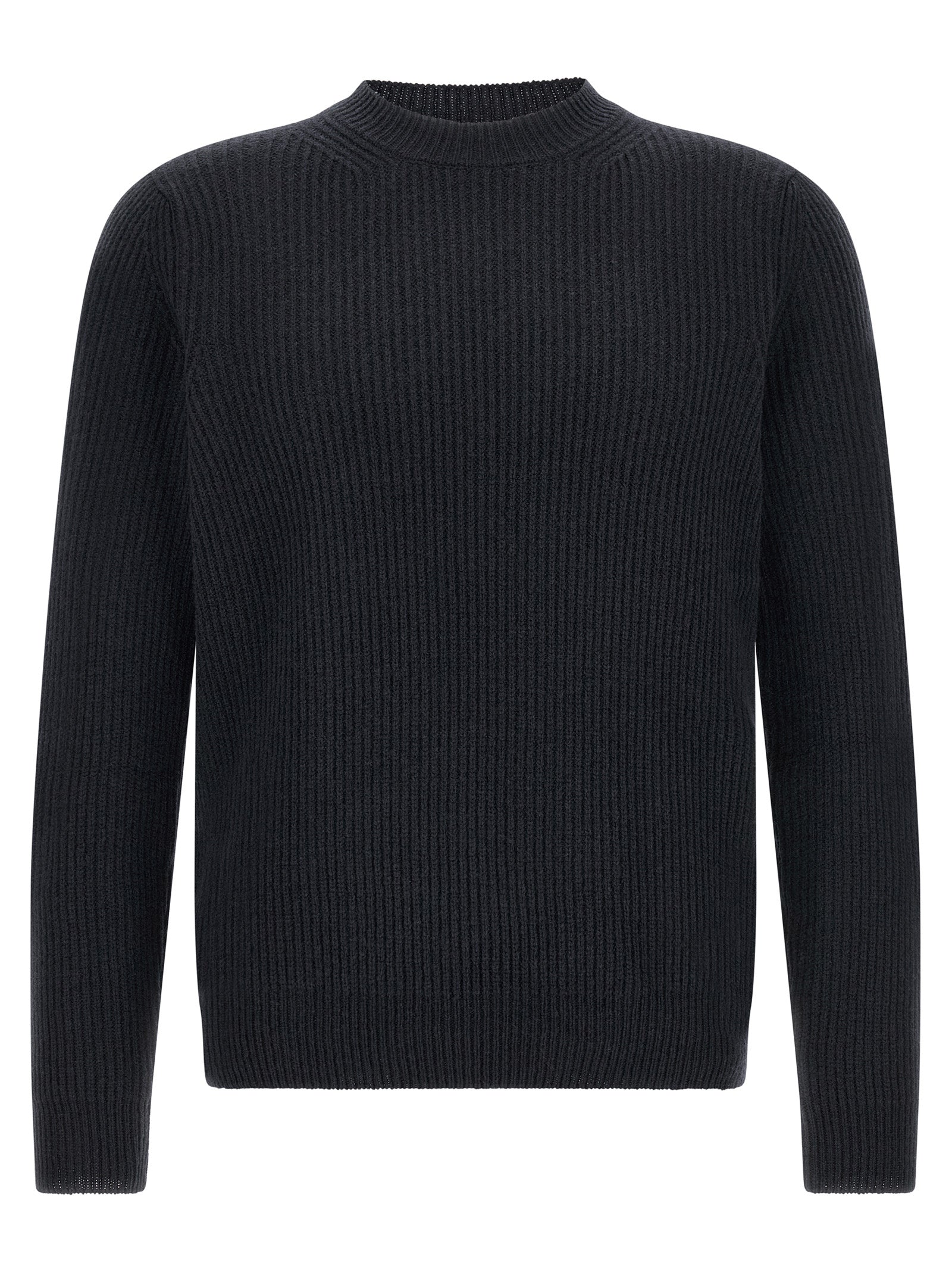 Cardigan by ZANONE for men in virgin wool navy features an crisp silhouette, showcasing a sophisticated and detail for a truly crisp finish.