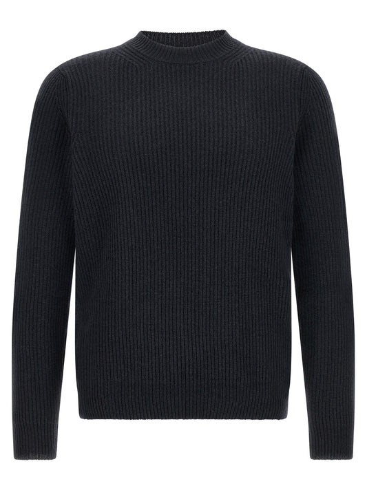 Cardigan by ZANONE for men in virgin wool navy features an crisp silhouette, showcasing a sophisticated and detail for a truly crisp finish.