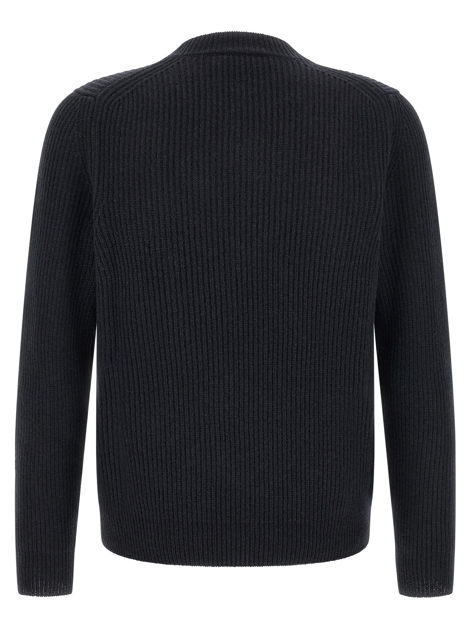 Cardigan by ZANONE for men in virgin wool navy features a nuanced silhouette with a refined and nuanced detailing for a sophisticated look.