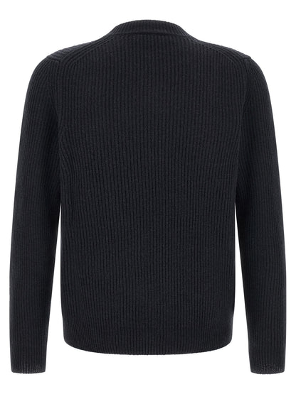 Cardigan by ZANONE for men in virgin wool navy features a nuanced silhouette with a refined and nuanced detailing for a sophisticated look.