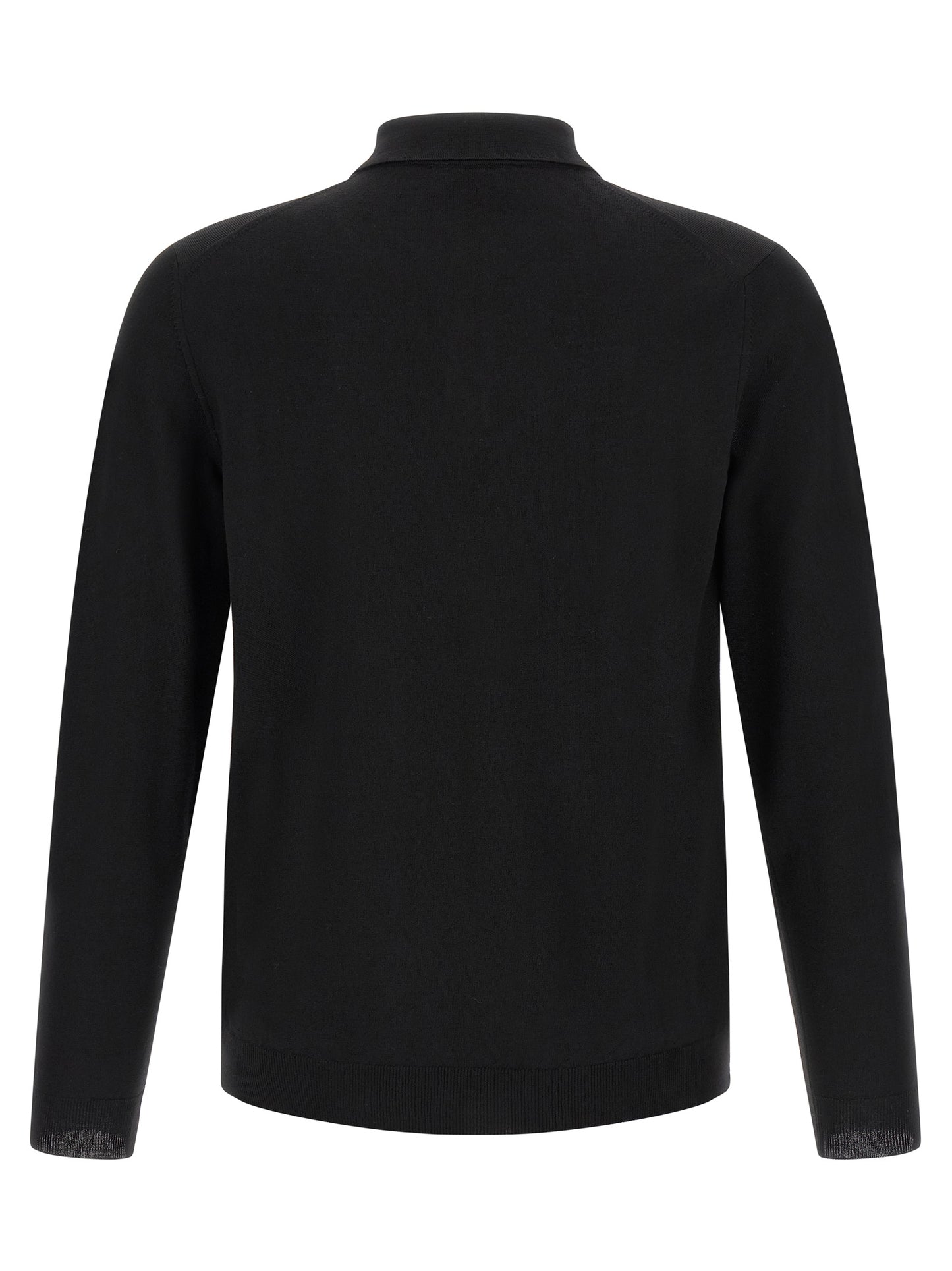 This Polo Shirt by ZANONE for men in polyamide & virgin wool black presents a flawless silhouette, showcasing flawless detailing and a refined for a truly flawless aesthetic.