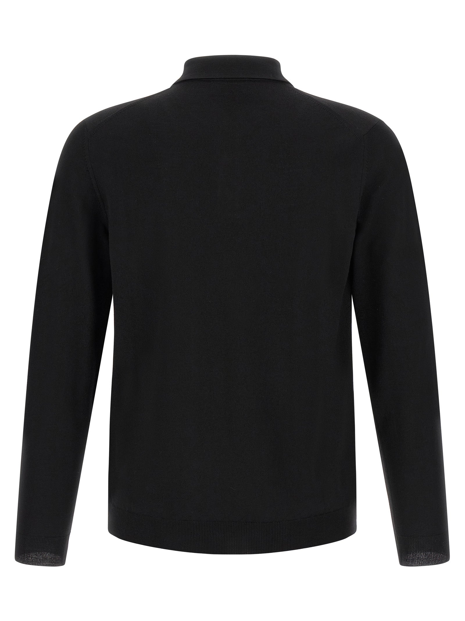 This Polo Shirt by ZANONE for men in polyamide & virgin wool black presents a flawless silhouette, showcasing flawless detailing and a refined for a truly flawless aesthetic.