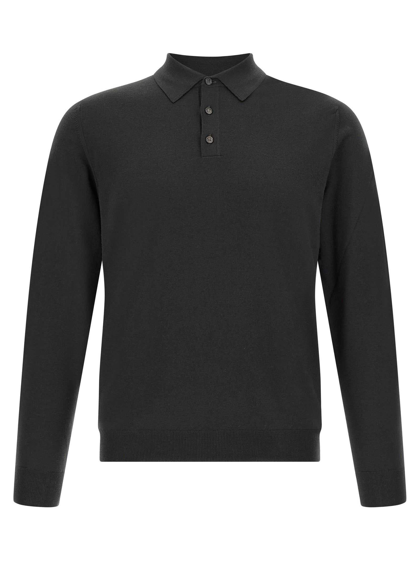 Polo Shirt by ZANONE for men in polyamide & virgin wool bicolour & green features a eye catching silhouette, showcasing a refined and for a eye catching finish.