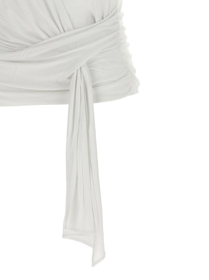 T-Shirt by 7 For All Mankind for women in lyocell white & patterned features an edgy silhouette, meticulously detailed with a sophisticated and for a truly edgy finish.