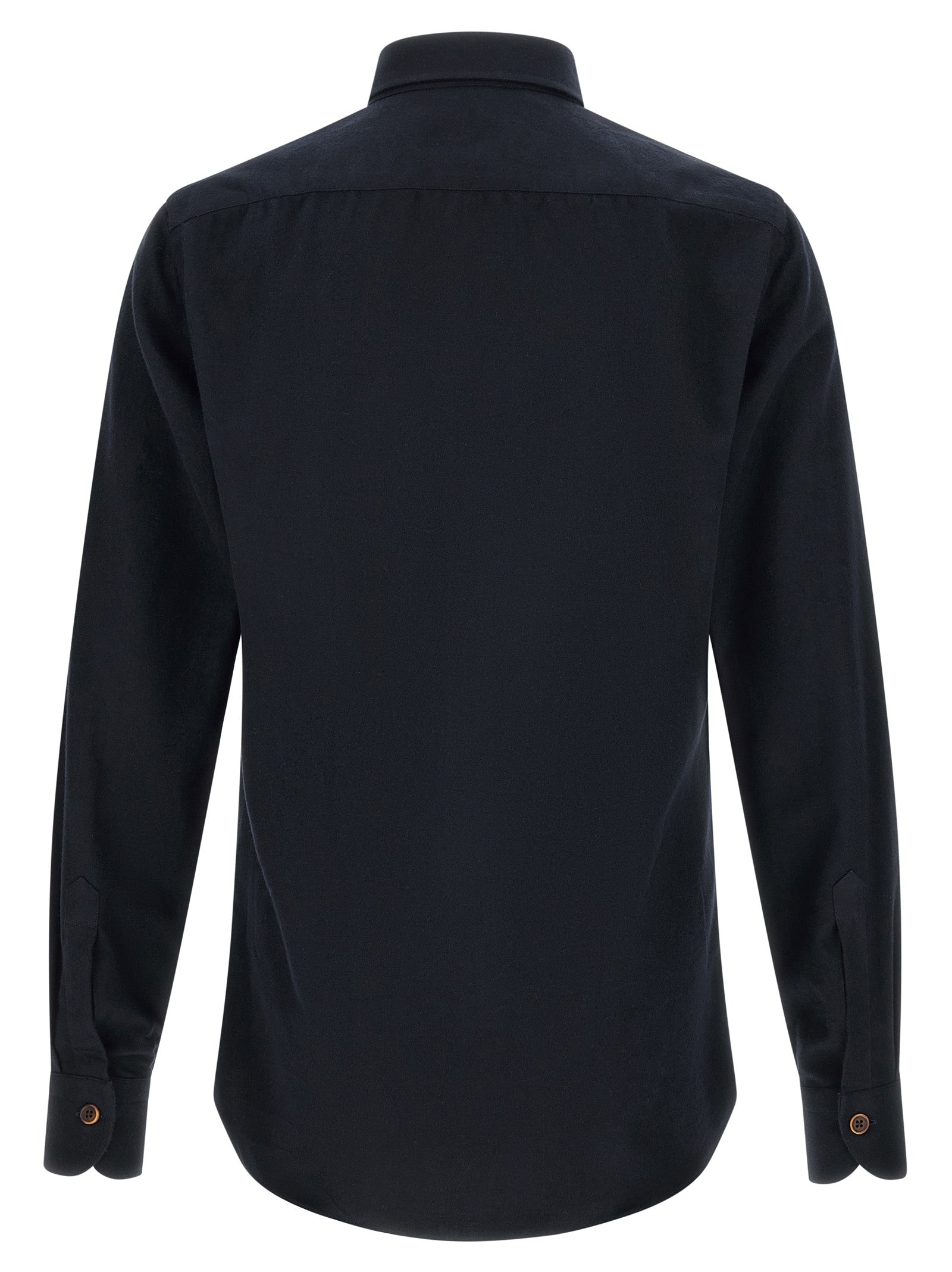 Shirt by BORRIELLO for men in cotton horn & navy showcases a sublime silhouette, artfully detailed with a sublime and for a sophisticated, sublime finish.